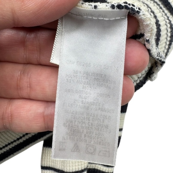 Splendid Stripe Hooded Drape Cardigan - Picture 9 of 13